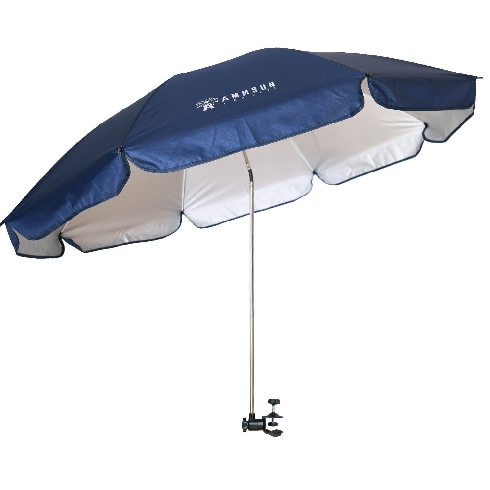 AMMSUN 52 inches Chair Umbrella with Universal Clamp,Navy Blue