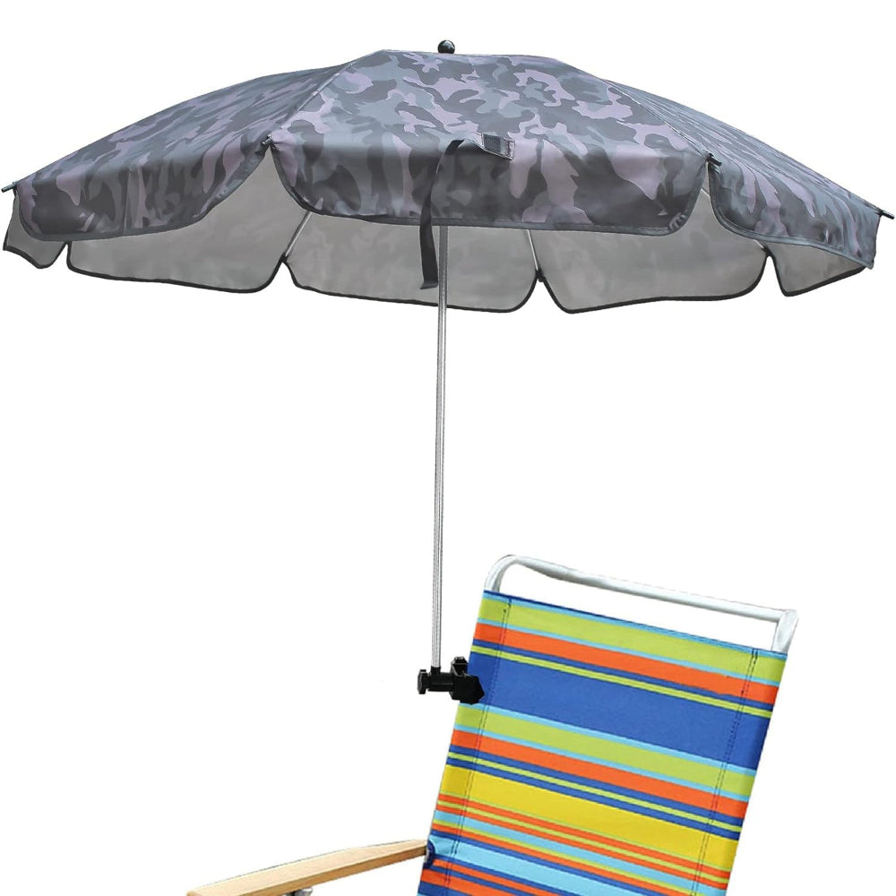 AMMSUN 43 inches camouflage umbrella for chair umbrella with Universal Clamp