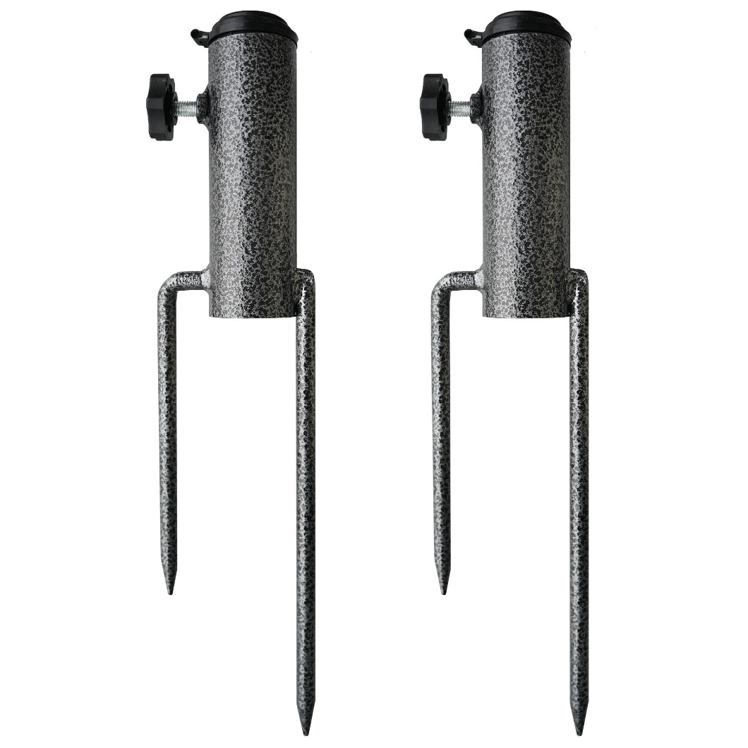 AMMSUN Patio Umbrella Steel Anchor L size,2 Pack