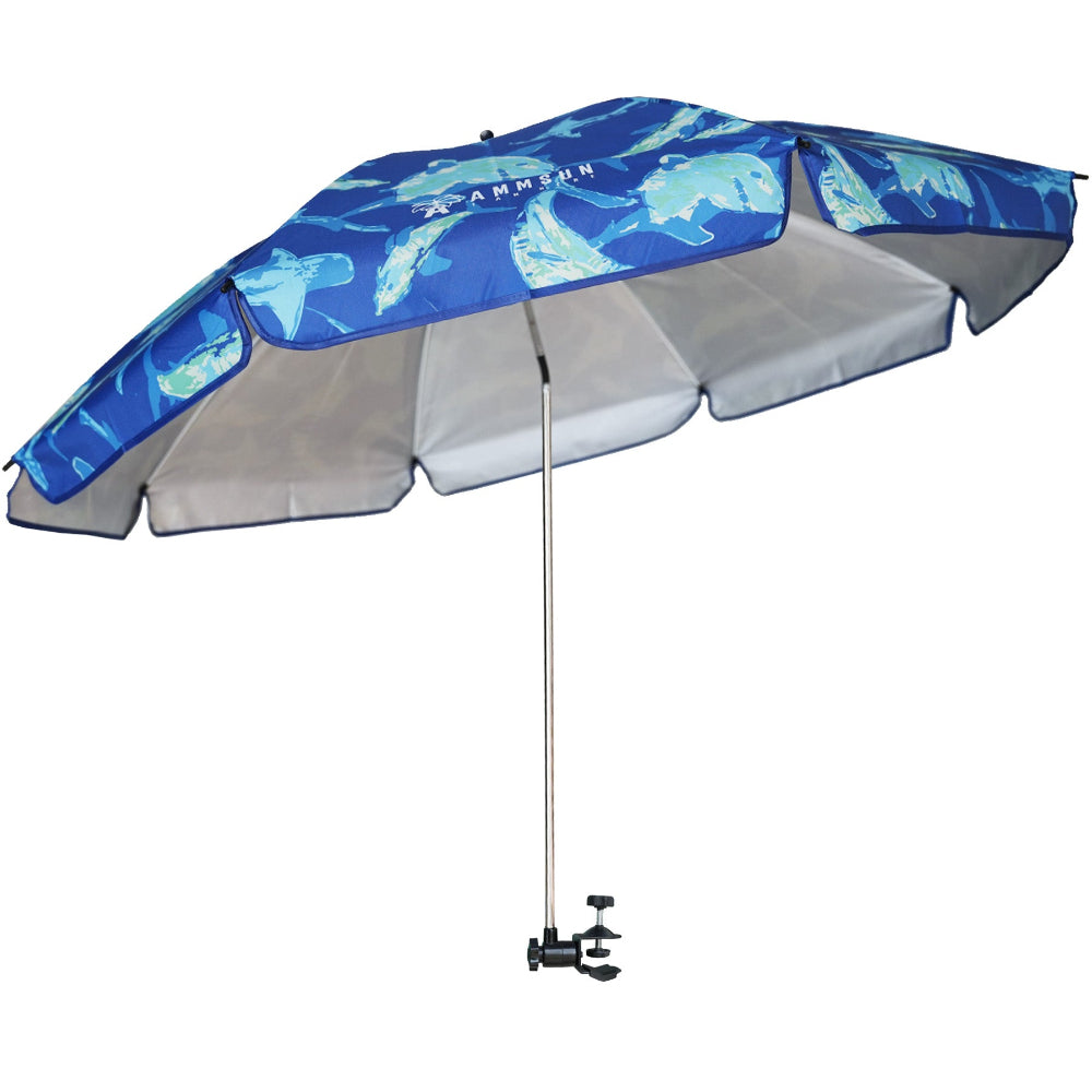 AMMSUN 52 inches Chair Umbrella with Universal Clamp,Sharks