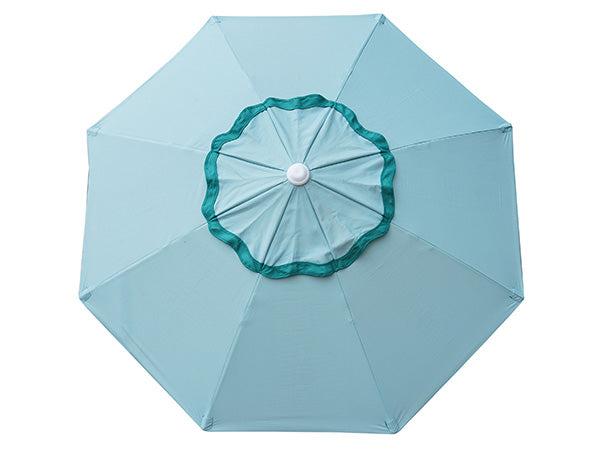 AMMSUN 7.8ft green beach umbrellas for sand heavy duty wind portable in 12.3 lbs weight should be closed in bad weather to ensure long-lasting use.  