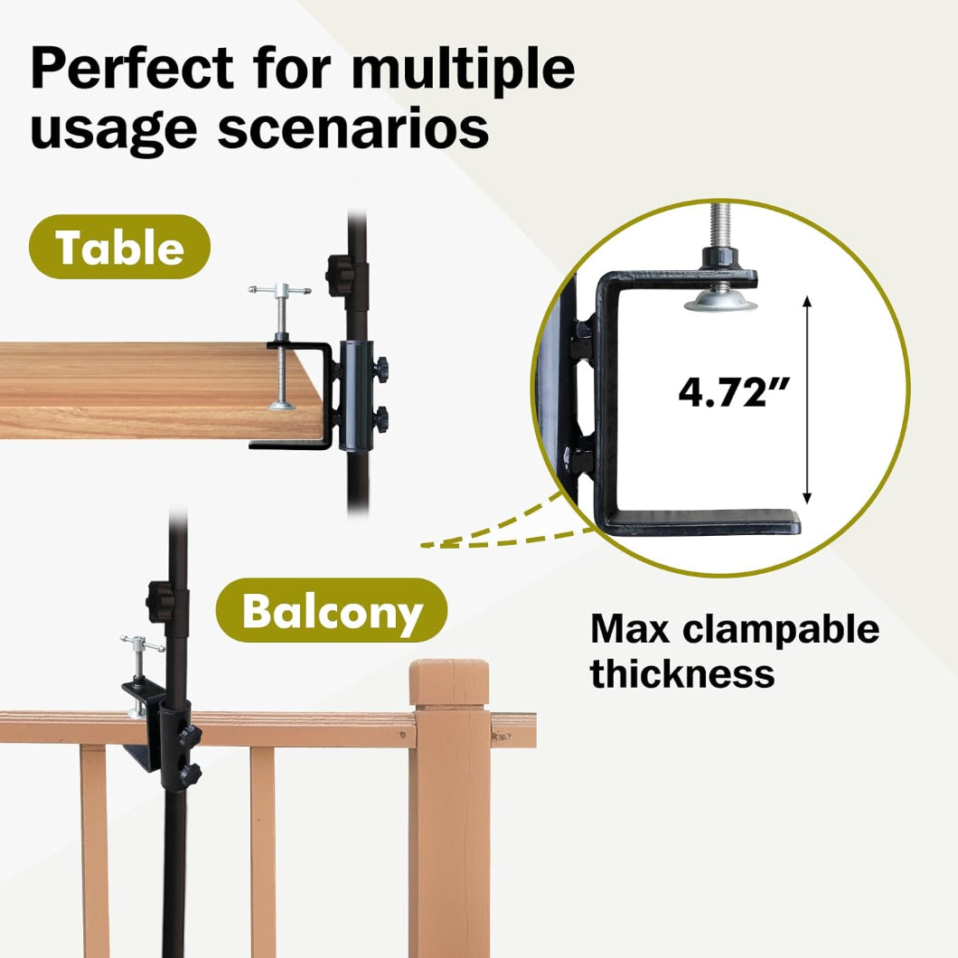 AMMSUN umbrella clamp with max to 4.72