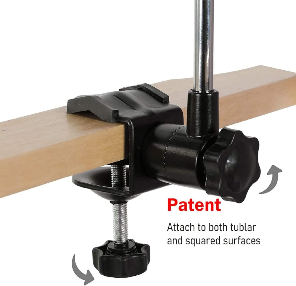 AMMSUN patent universal Clamp for outdoor umbrellas chair can attach to tublar and squared surface