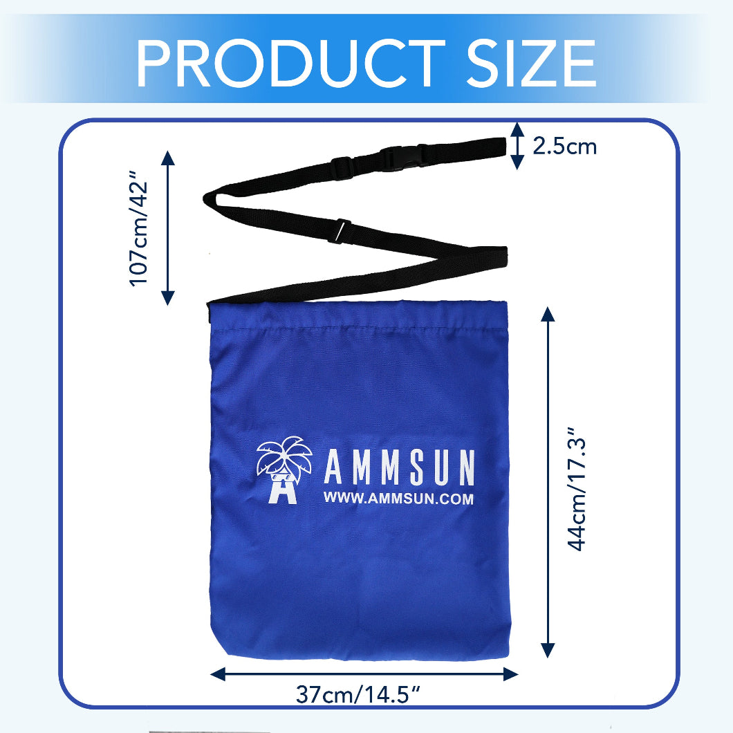 AMMSUN blue  canopy tent sandbags for umbrella is in 17.3